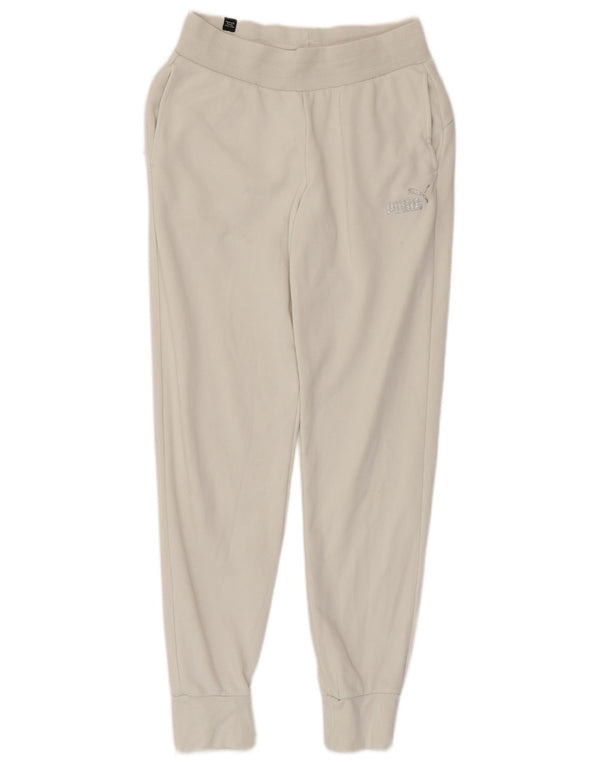 Pantaloni de trening PUMA pentru femei Joggeri UK 6 XS Bumbac alb
