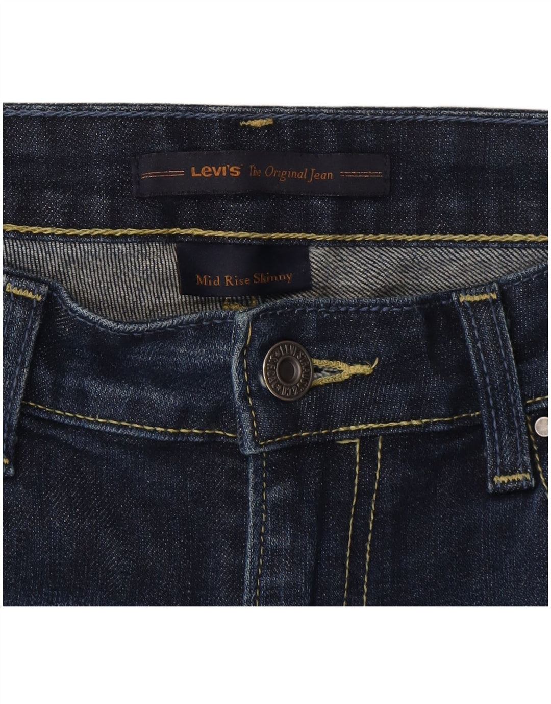 Blugi slim pentru femei Levi's US 8 Medium W30 L29 Bumbac bleumarin