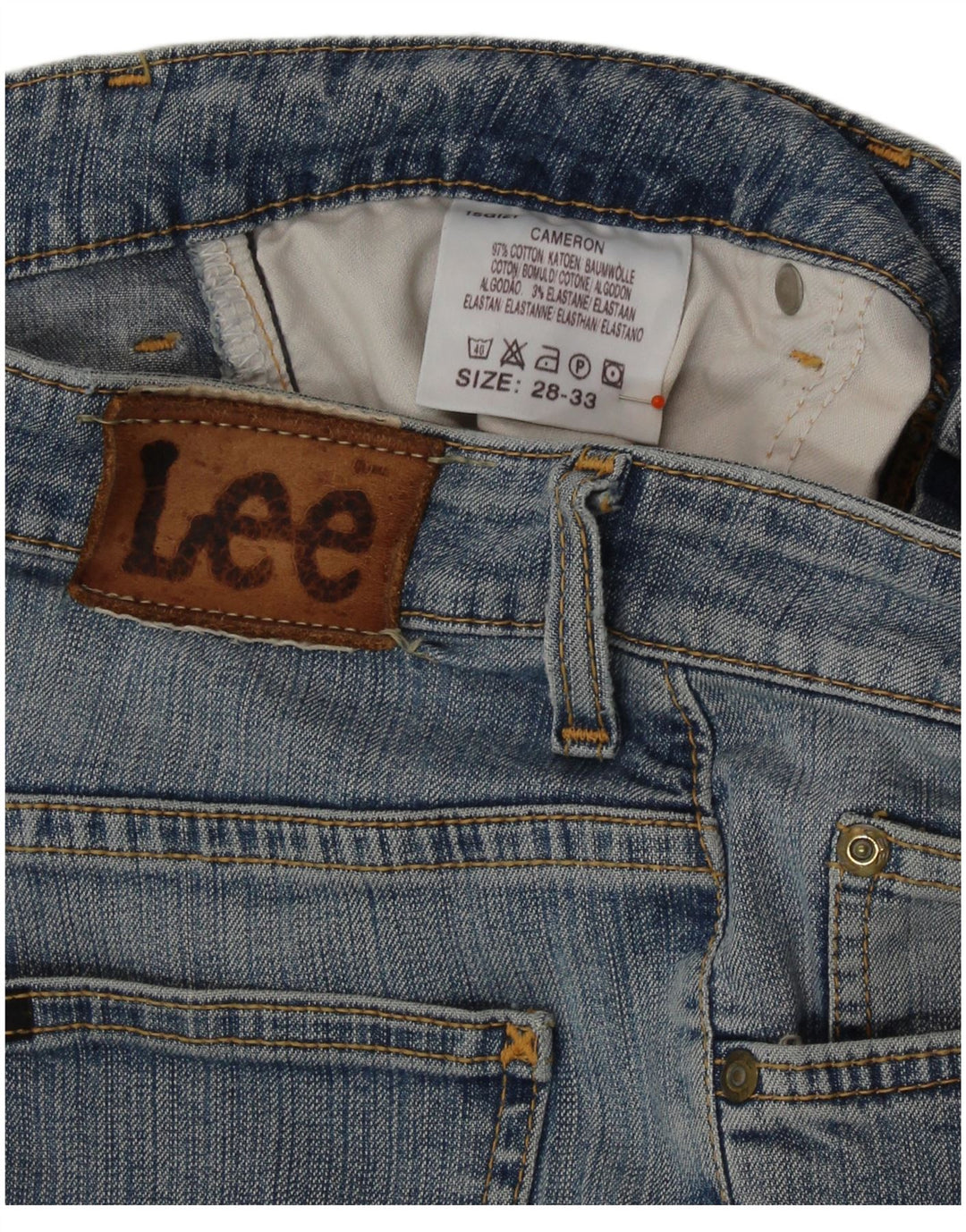 Blugi Lee Cameron Bootcut pentru femei W28 L33 Bumbac albastru