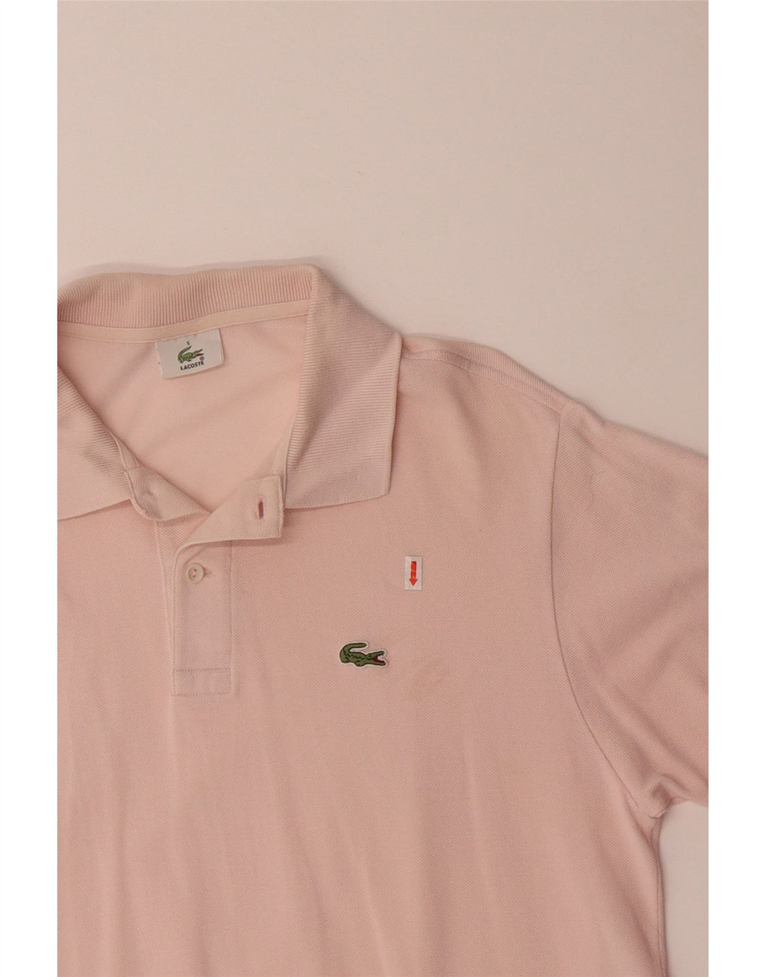 LACOSTE Mens Polo Shirt Size 5 Large Pink Cotton Vintage Lacoste and Second-Hand Lacoste from Messina Hembry 
