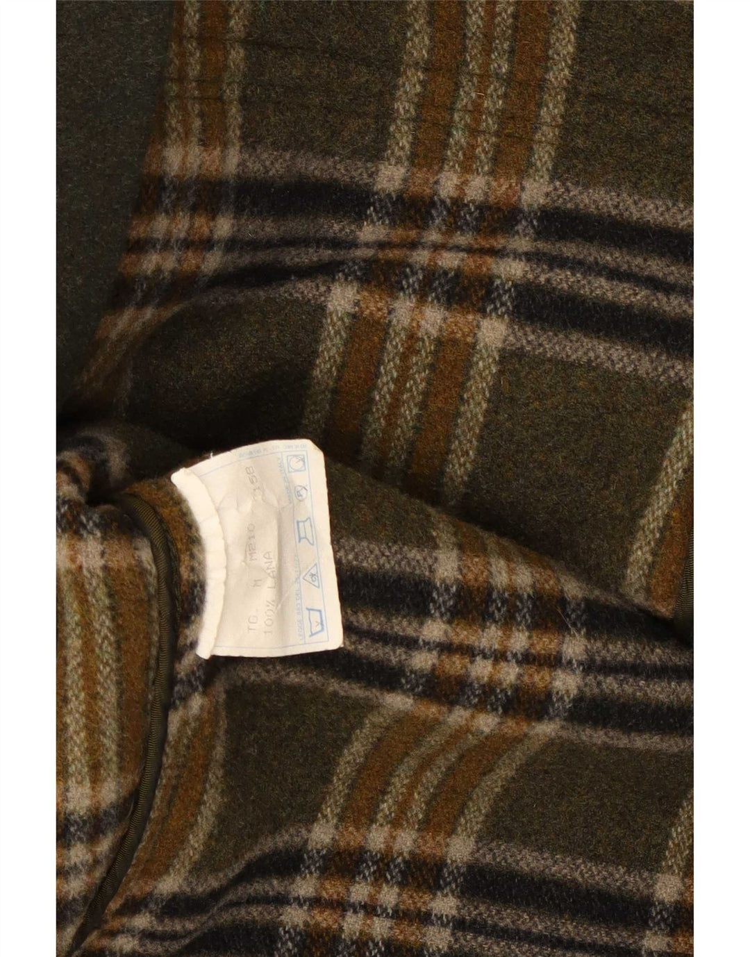 Manson vintage pentru bărbați UK 38 Medium Khaki Lână