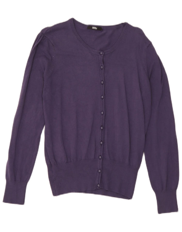 Pulover cardigan pentru femei Marks & Spencer UK 16 Viscoză mare violet