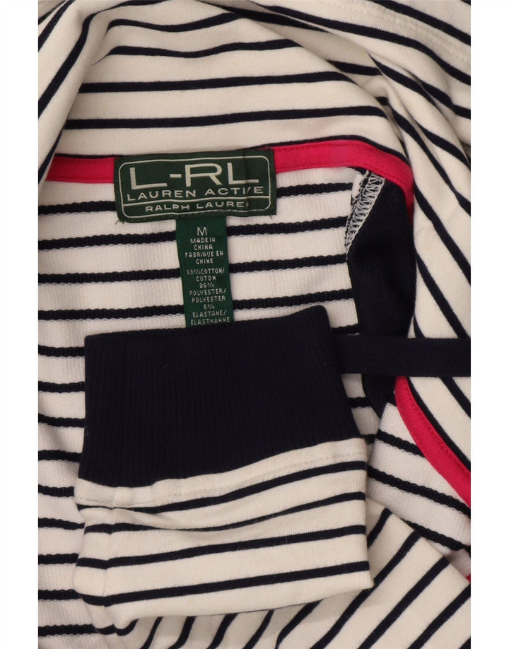 Jachetă de trening pentru femei Ralph Lauren UK 12 Medium White Nautical