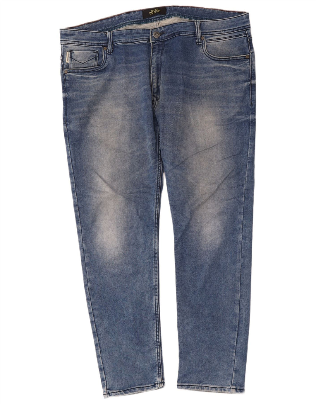 Blugi slim pentru bărbați Jack & Jones W44 L31 albastru