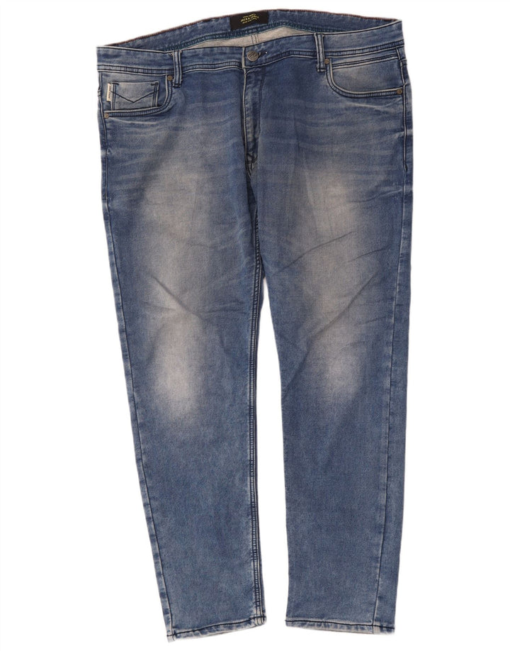 Blugi slim pentru bărbați Jack & Jones W44 L31 albastru