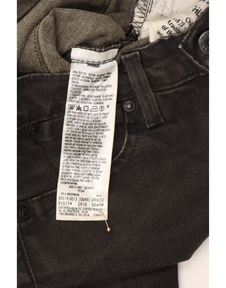 Blugi 519 slim pentru femei LEVI'S W29 L32 bumbac gri