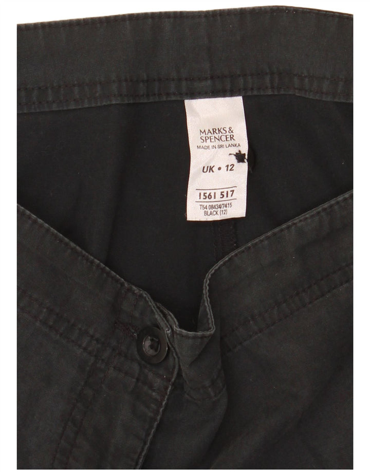 Pantaloni scurti chino pentru femei Marks & Spencer UK 12 Medium W32 Bumbac negru