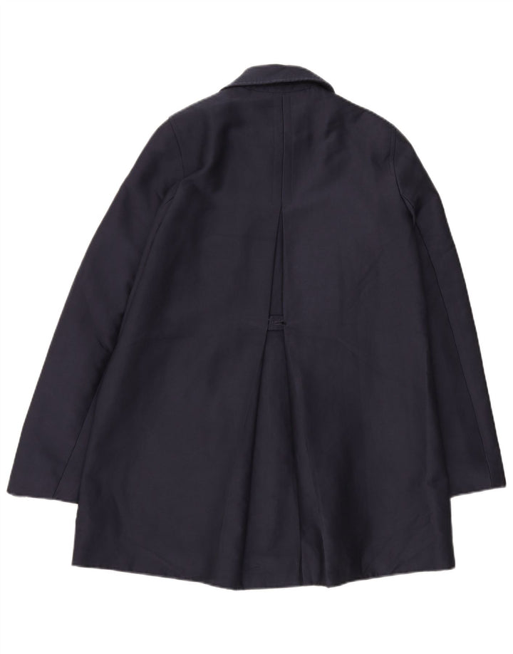 Pardesiu pentru femei Zara UK 14 Medium Bleumarin Bumbac