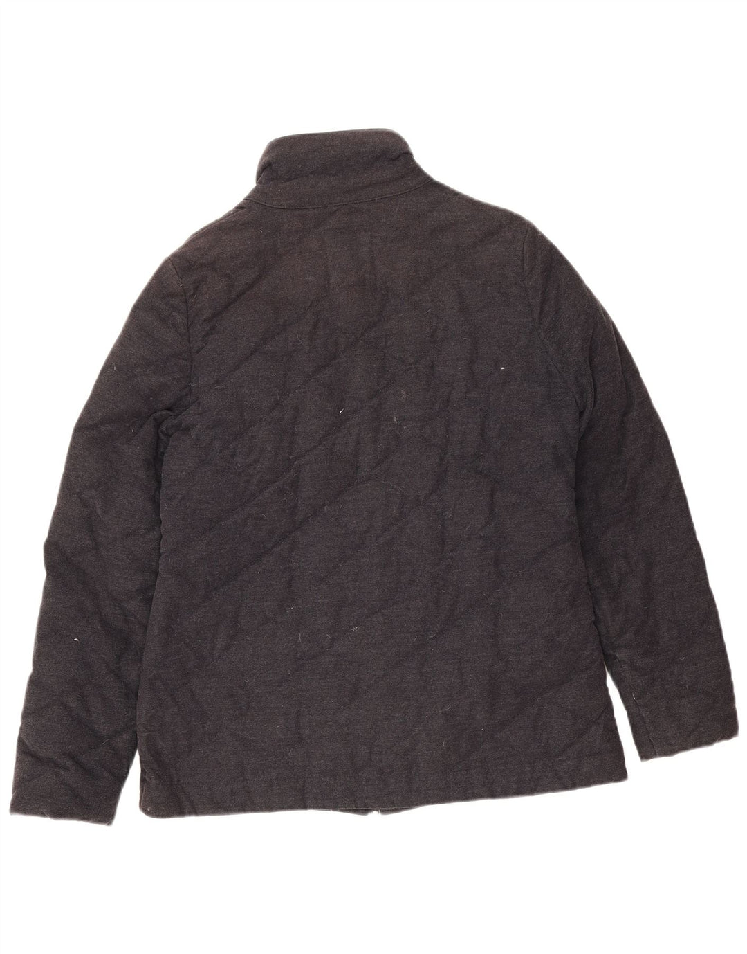 Crew Clothing Jachetă matlasată supradimensionată pentru femei UK 10 Bumbac negru mic