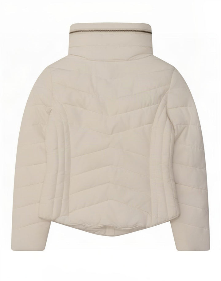 Jachetă căptușită pentru femei Zara UK 14 Large White