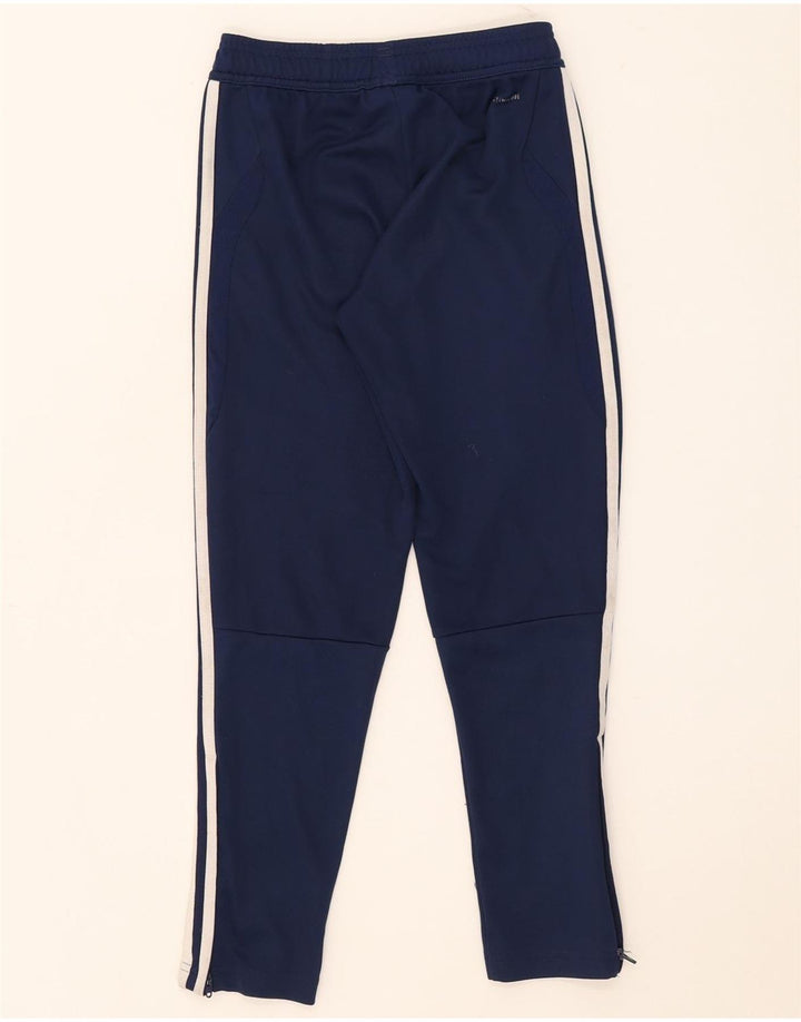 Pantaloni de trening Adidas Climacool pentru baieti 9-10 ani poliester bleumarin