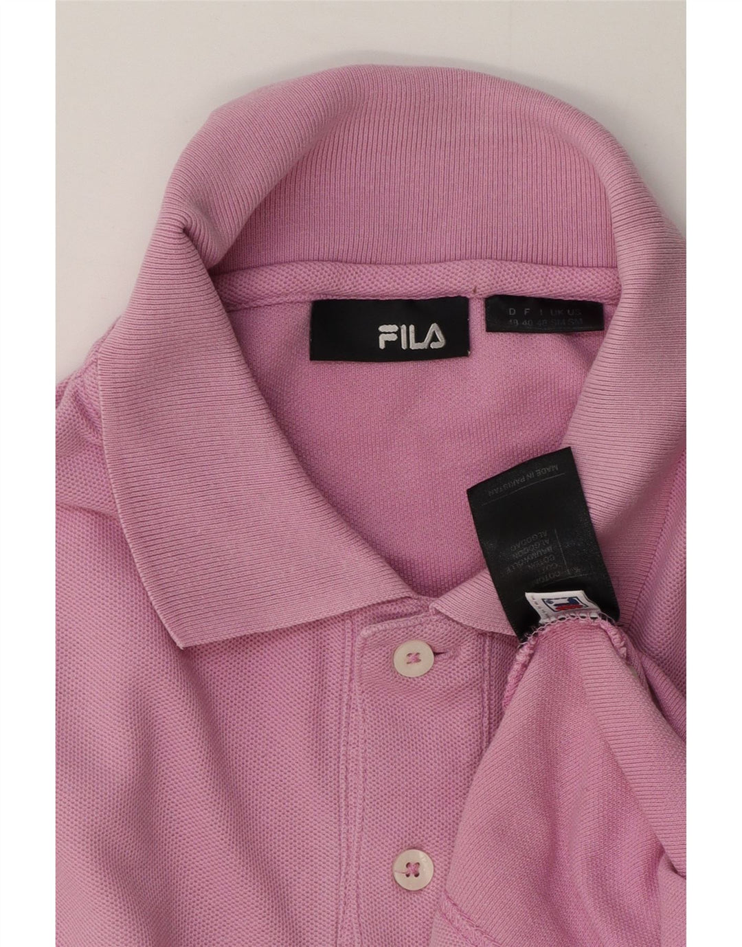 Cămașă Polo Fila Bărbați Mic Roz Bumbac