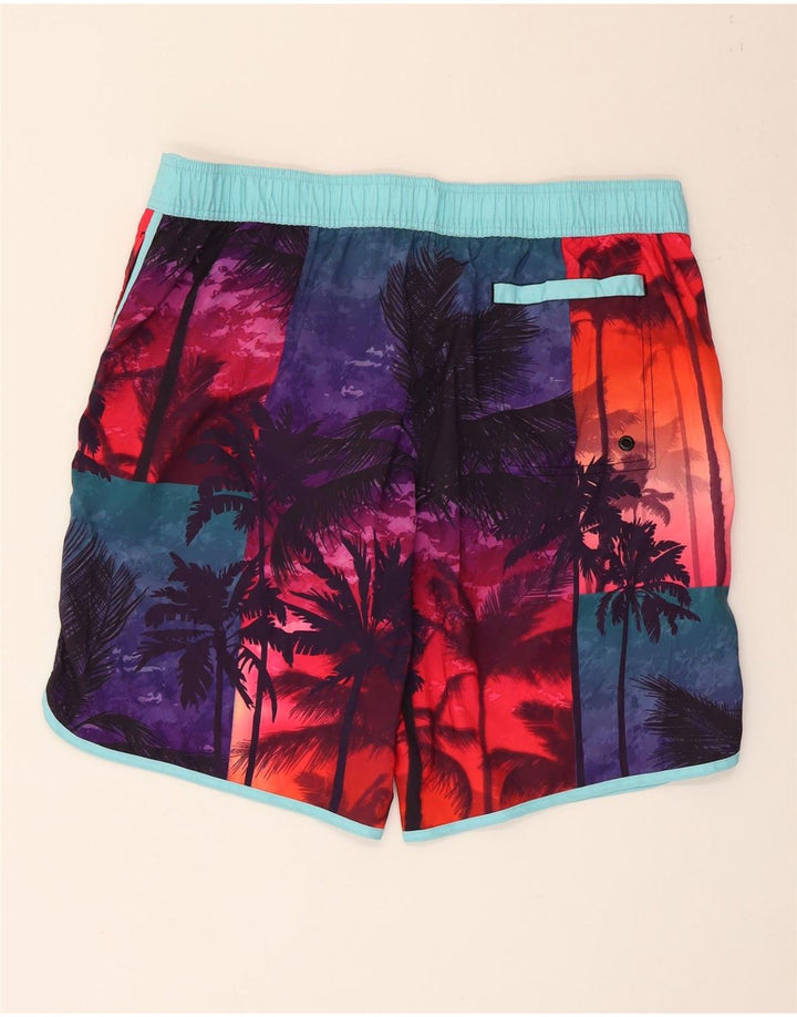 Pantaloni scurți de baie Mistral pentru bărbați 2XL, multicolori, din poliester floral, hawaian