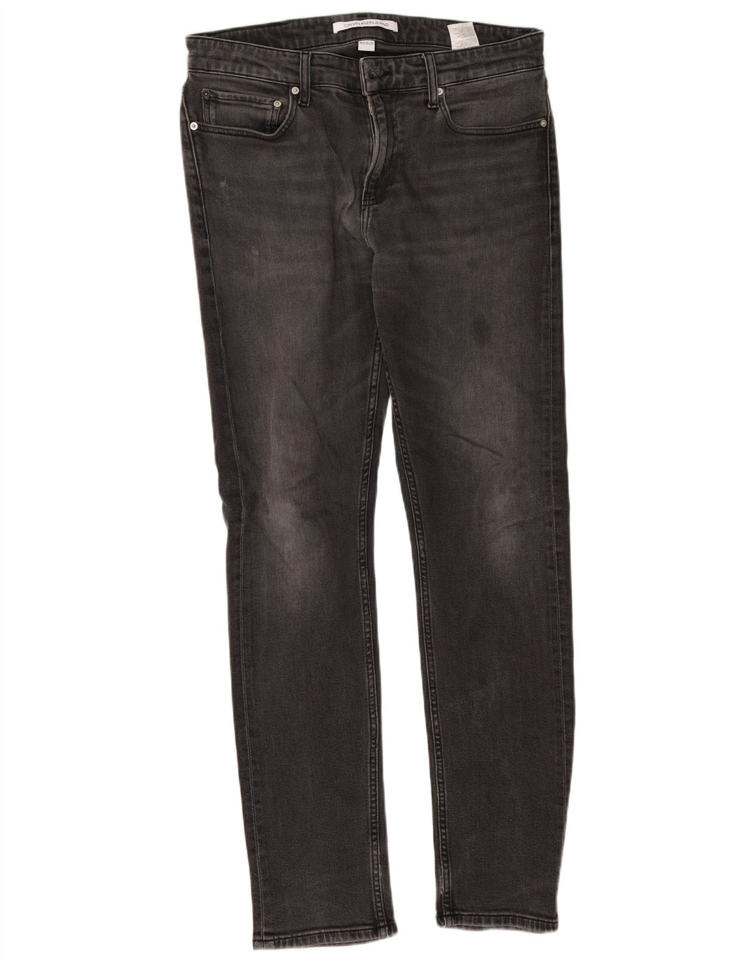 Blugi slim pentru bărbați Calvin Klein W32 L32 bumbac gri