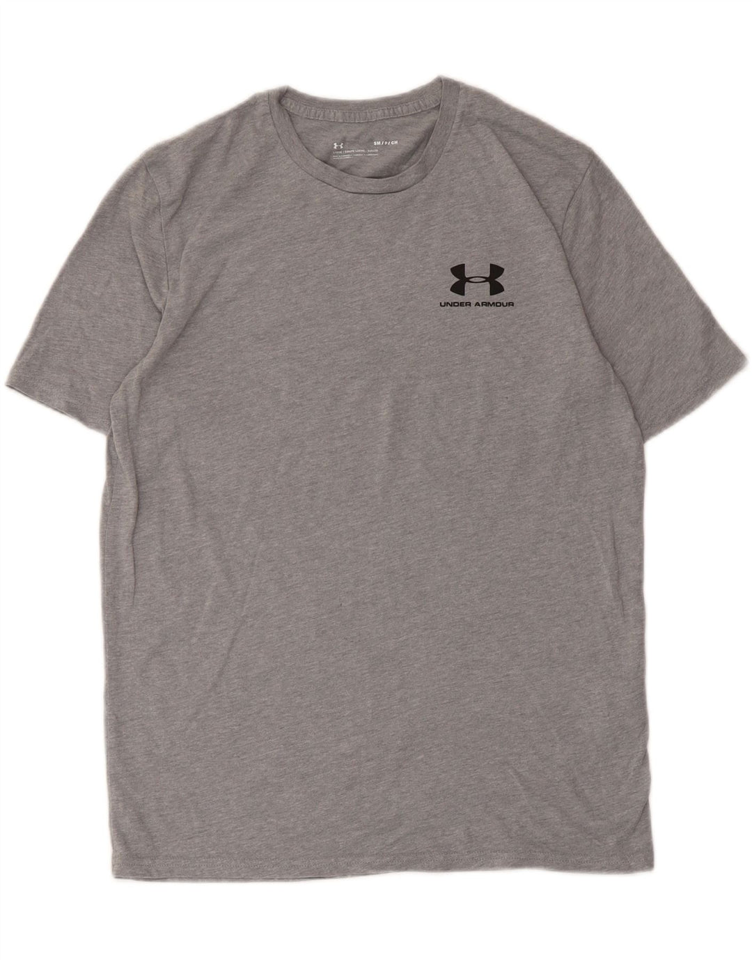 Tricou Under Armour pentru bărbați Top mic din bumbac gri