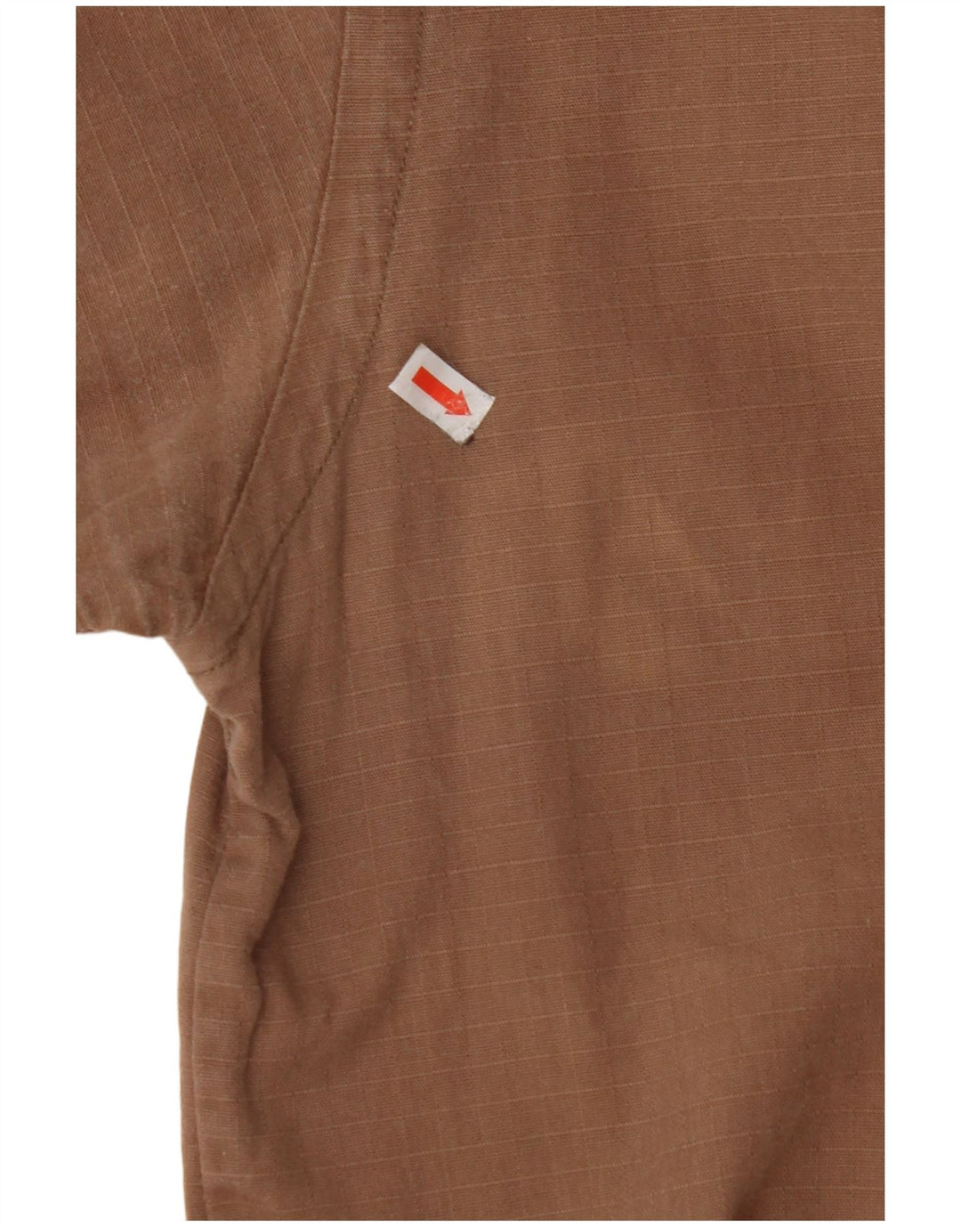 Cămașă cu mânecă scurtă pentru bărbați JEEP XL, bumbac cu carouri maro