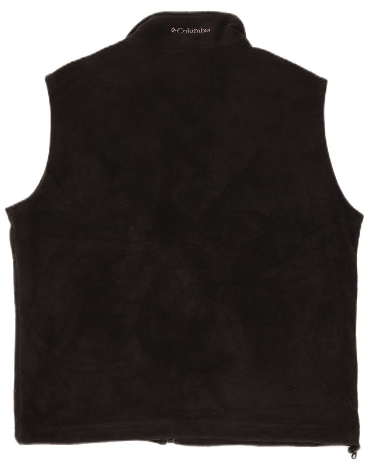 COLUMBIA Gilet cu lână pentru femei UK 16, mare, negru, poliester