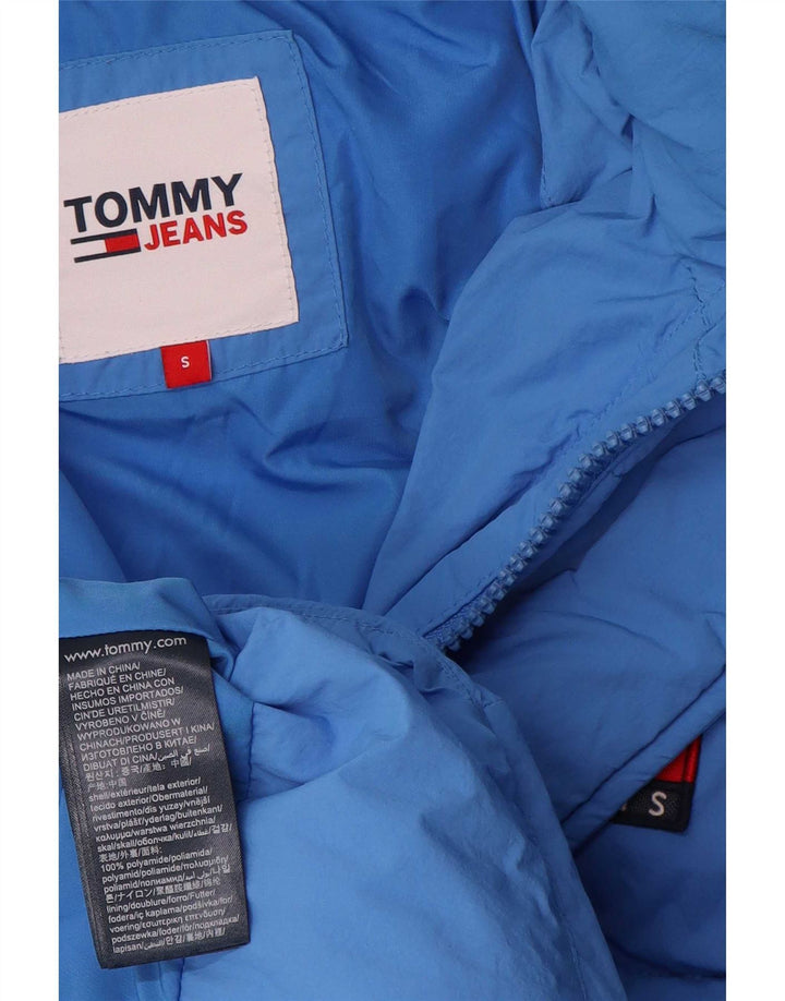 Palton căptușit cu glugă pentru bărbați Tommy Hilfiger UK 36 Poliamidă albastră mică