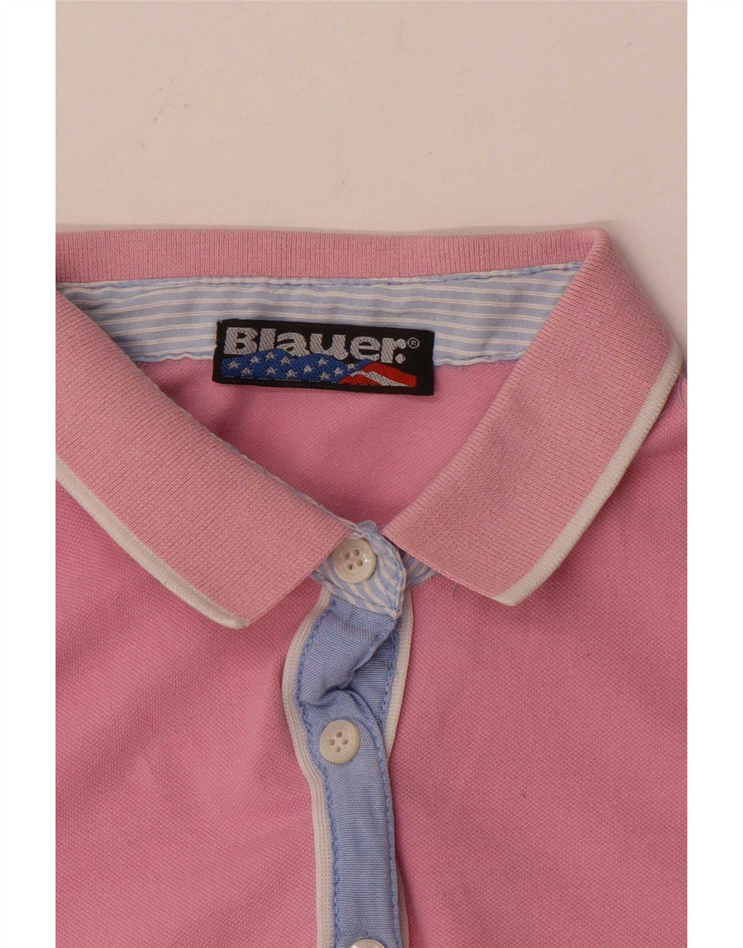 Tricou polo Blauer pentru femei UK 12 Roz mediu