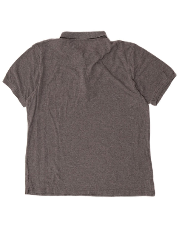 Tricou polo Lyle & Scott pentru bărbați, bumbac gri 3XL