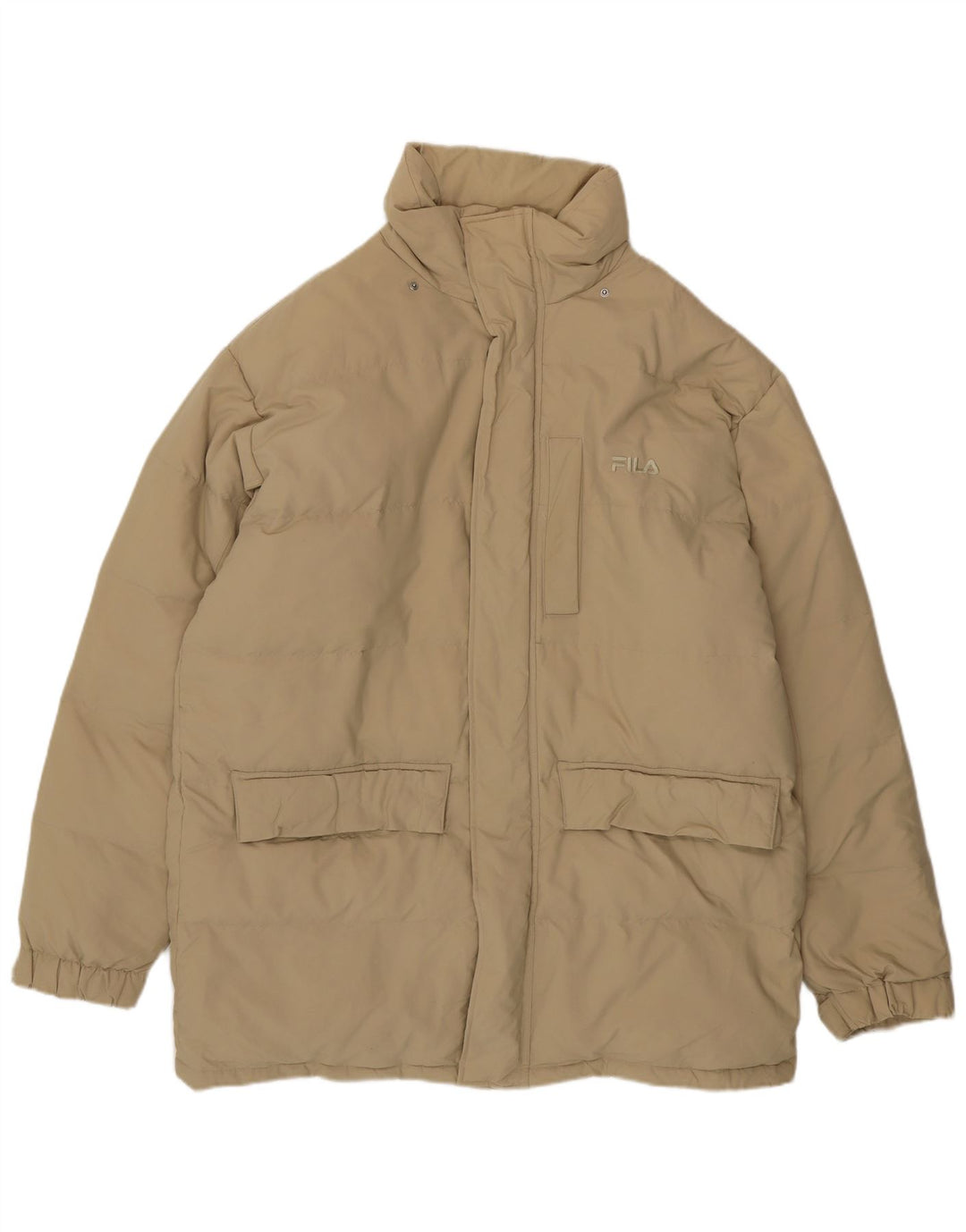 Palton Captusit Fila pentru bărbați UK 40 Large Beige Nylon