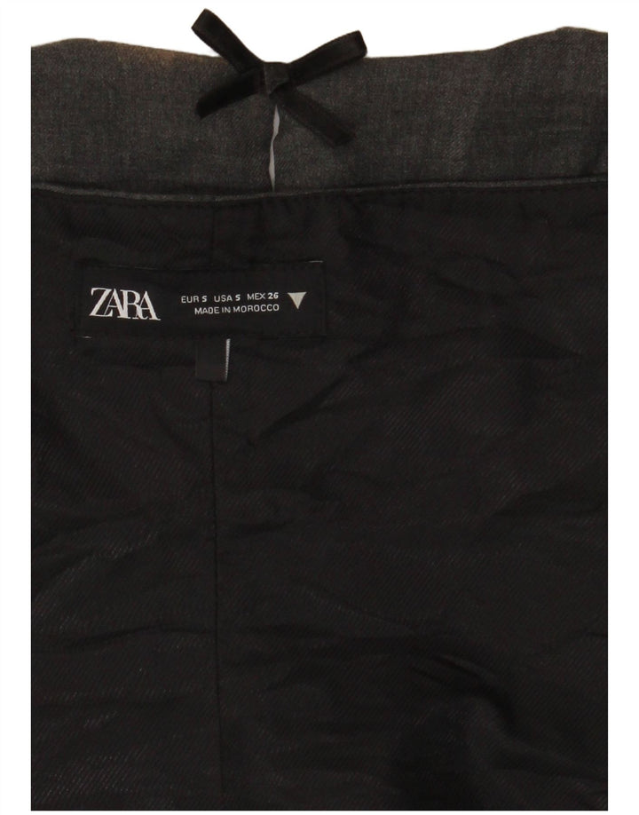 Top Crop Halter pentru femei Zara UK 8 Small Gri