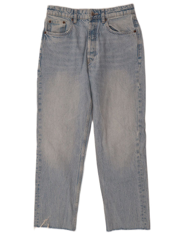 Blugi tăiați pentru damă ZARA EU 38 Mici W28 L25 Bumbac Albastru