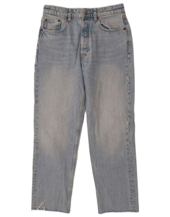 Blugi tăiați pentru damă ZARA EU 38 Mici W28 L25 Bumbac Albastru