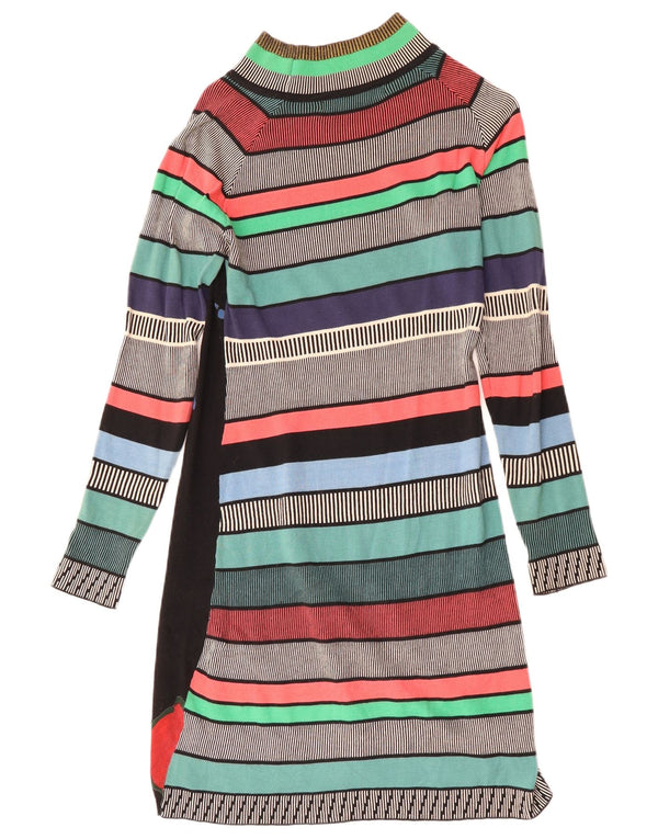 DESIGUAL Rochie cu mânecă lungă pentru damă cu pulover UK 12 Medium Multicolor Floral