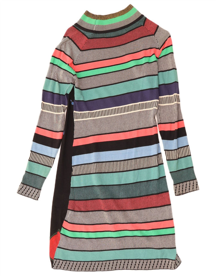 DESIGUAL Rochie cu mânecă lungă pentru damă cu pulover UK 12 Medium Multicolor Floral