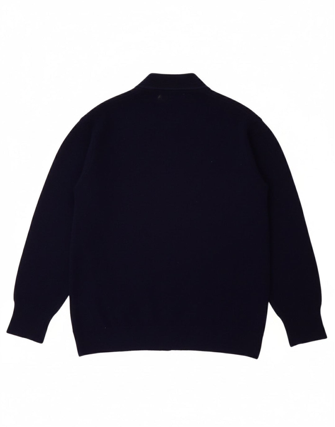 Pulover cardigan pentru băieți BENETTON 13-14 ani Lână bleumarin