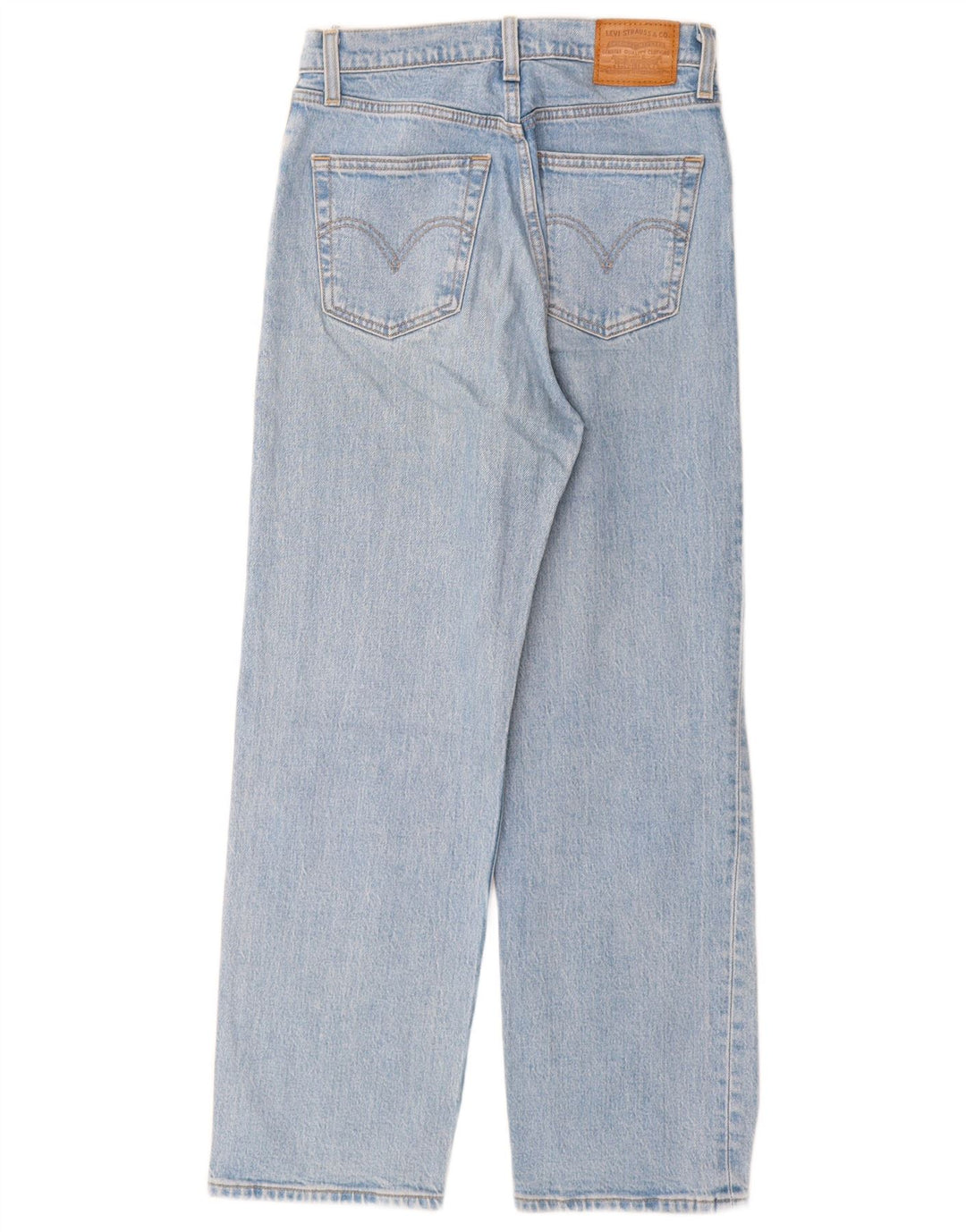 Blugi drepti distressed Ribcage Levi's L26 L27 Bumbac albastru