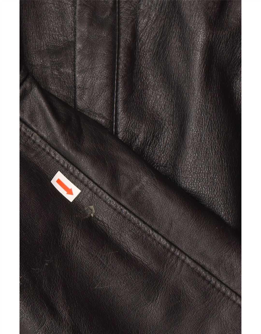 Jachetă de piele vintage pentru bărbați IT 50 Large Black