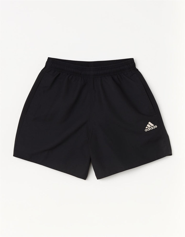 Pantaloni scurți sport pentru bărbați Adidas, medii, negru, poliester