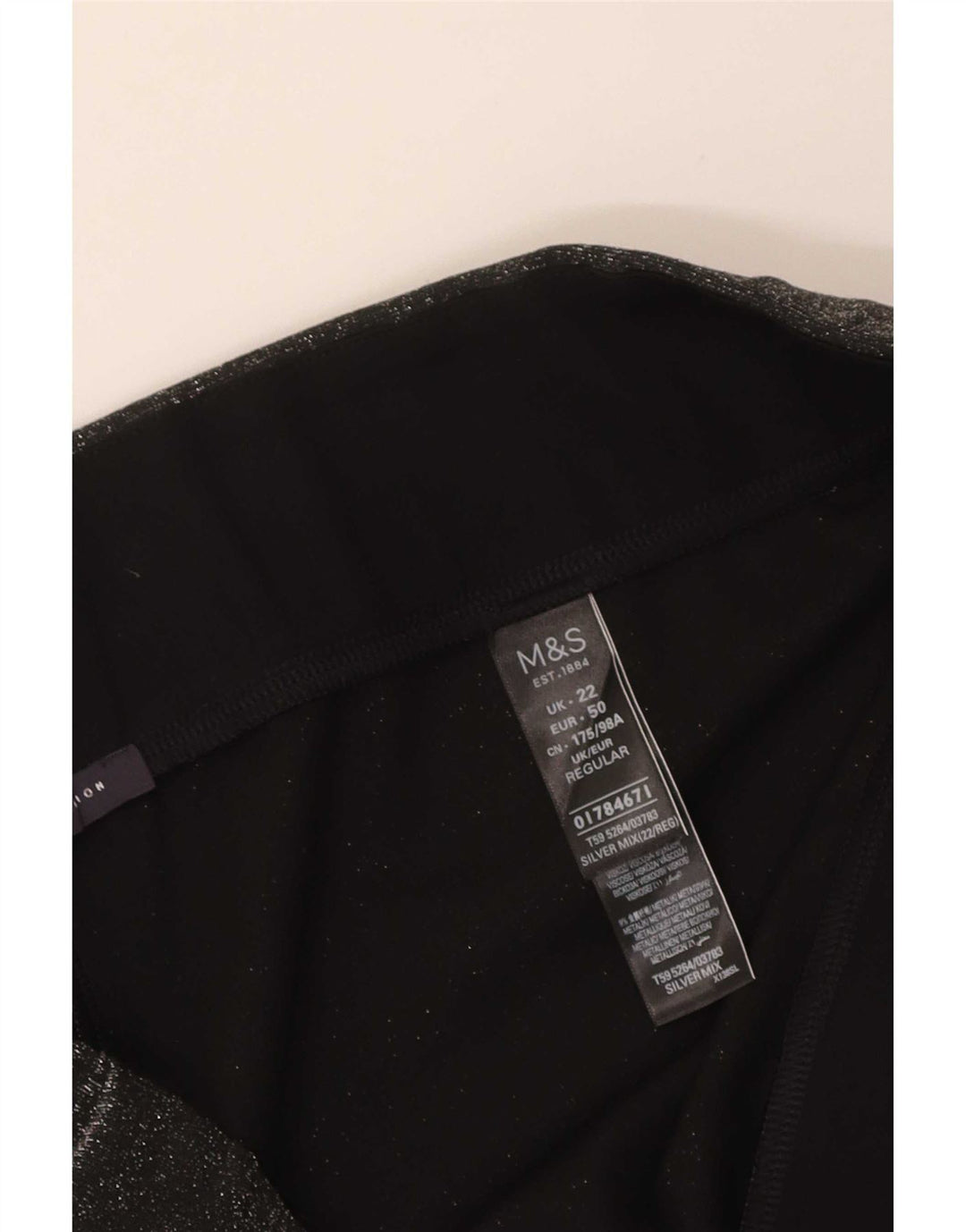 Leggings pentru femei Marks & Spencer UK 22 3XL Poliester cu pături gri