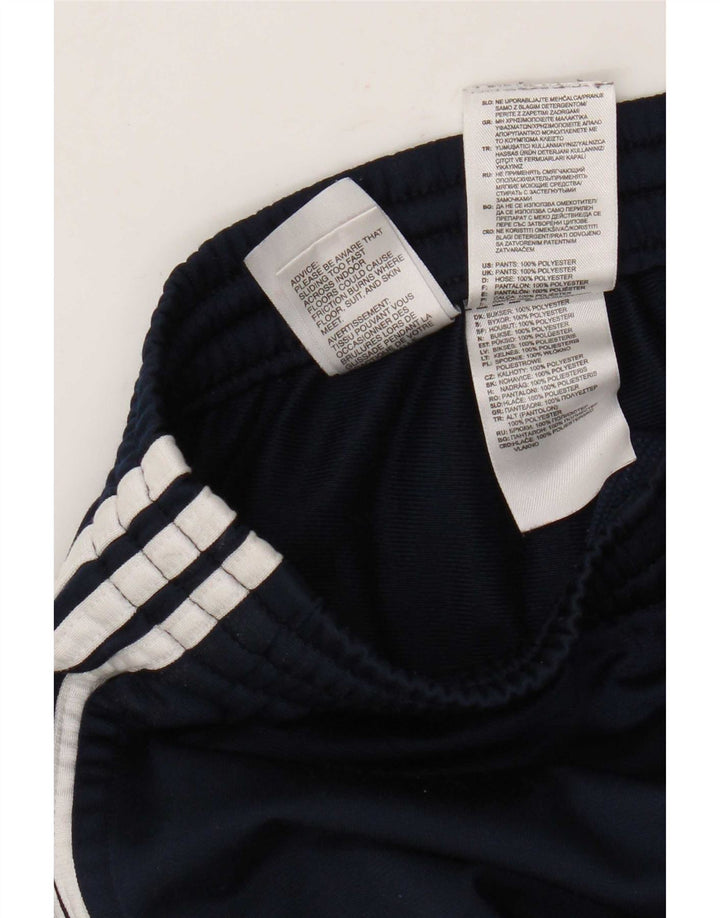Pantaloni de trening Adidas pentru băieți 9-10 ani poliester bleumarin