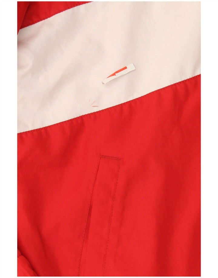 Jachetă de trening cu grafică Nike pentru băieți 10-11 ani, roșu mediu, color block