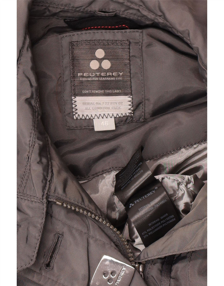 Jachetă căptușită cu curea PEUTEREY pentru femei IT 46 mare, gri, poliamidă, clasică