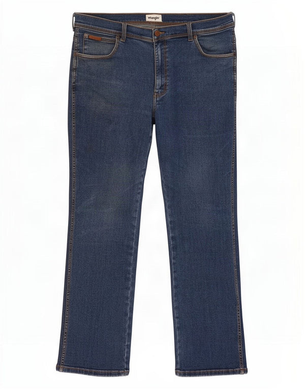 Blugi drepte pentru bărbați Wrangler Texas W38 L32 Bumbac albastru