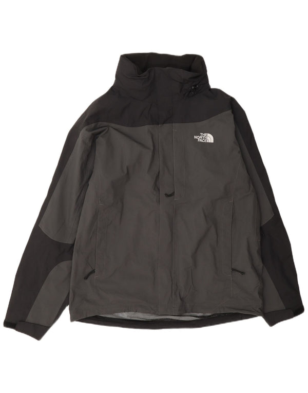 Jachetă de ploaie cu glugă The North Face Hyvent pentru bărbați UK 38 Medium Gri Colorblock
