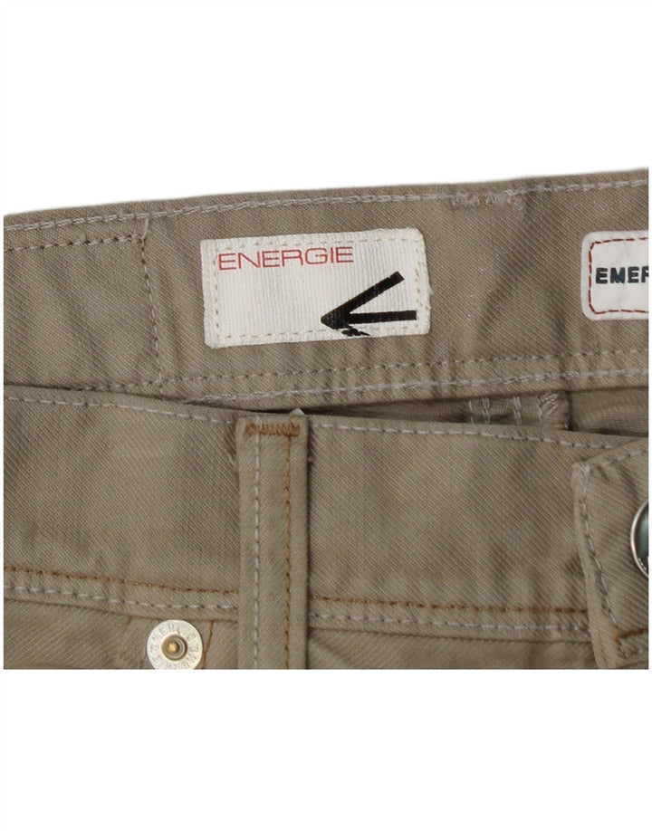 ENERGIE Pantaloni casual drepti pentru bărbați Emerson L33 L32 bumbac bej