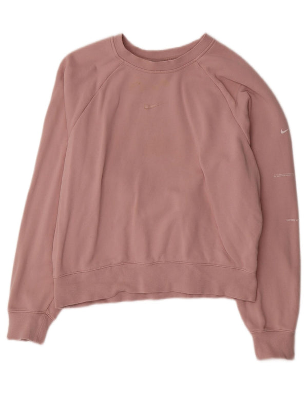 Pulover Nike pentru femei UK 16, mare, roz, bumbac