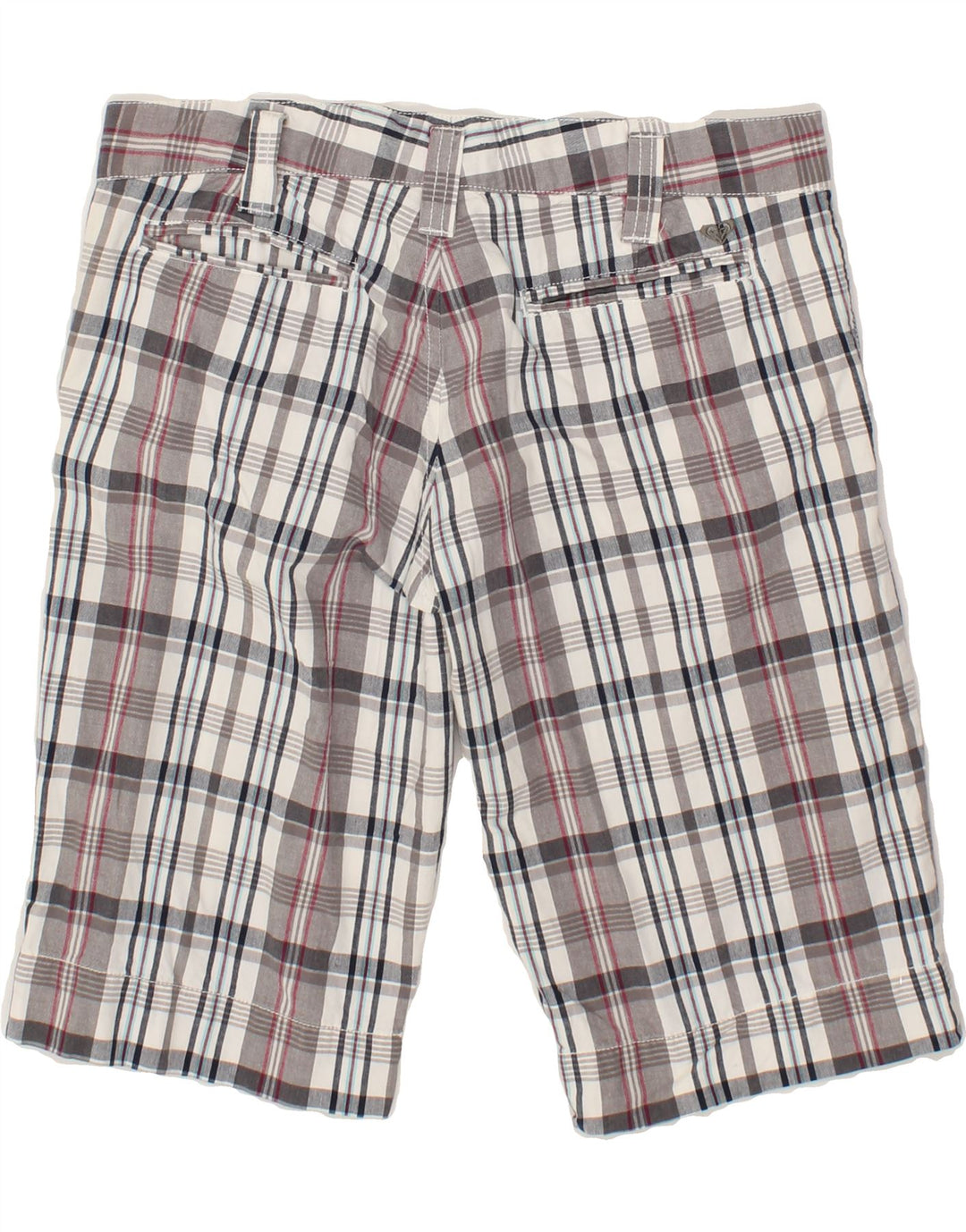 ROXY Womens Chino Shorts US 6 Medium W32  Grey Check Cotton Vintage Roxy and Second-Hand Roxy from Messina Hembry 