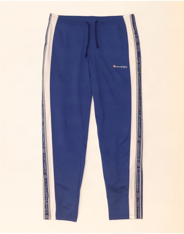 Pantaloni de trening grafic pentru bărbați Champion XL, albastru, bloc de culoare