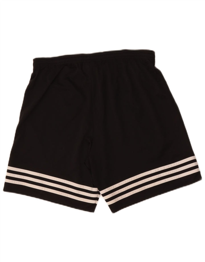 Pantaloni scurți sport Climalite Adidas pentru femei UK 12 Poliester mediu negru