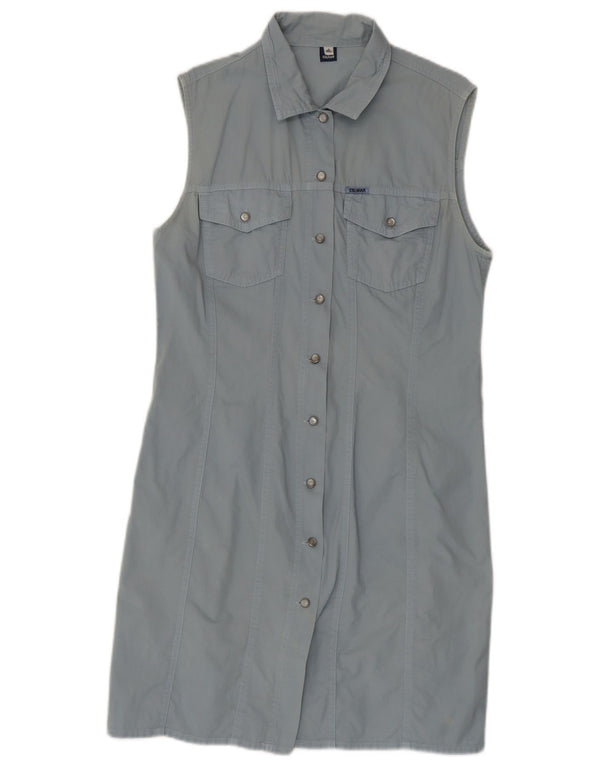 Rochie cămașă fără mâneci Colmar pentru femei IT 46 Lung Blue Bumbac