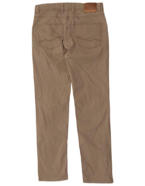 Pantaloni casual drepti pentru bărbați Bugatti L32 L30 Bej Lycra