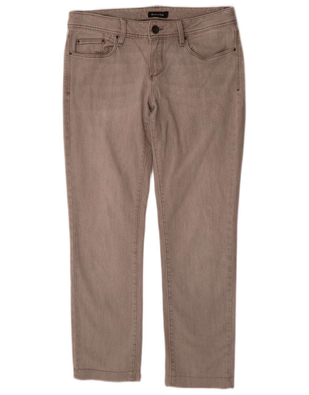 Blugi subțiri Massimo Dutti pentru femei EU 40 Medium W30 L28 Bumbac gri