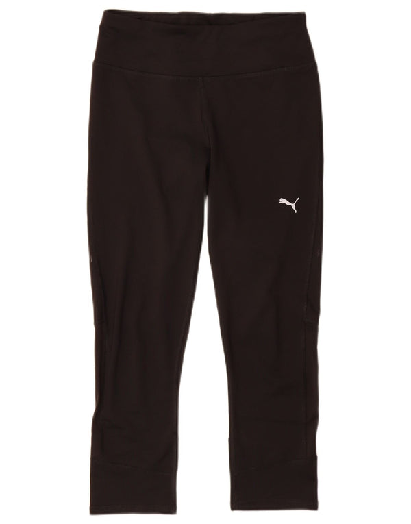 Leggings Capri Puma pentru femei UK 8 Small Poliester negru