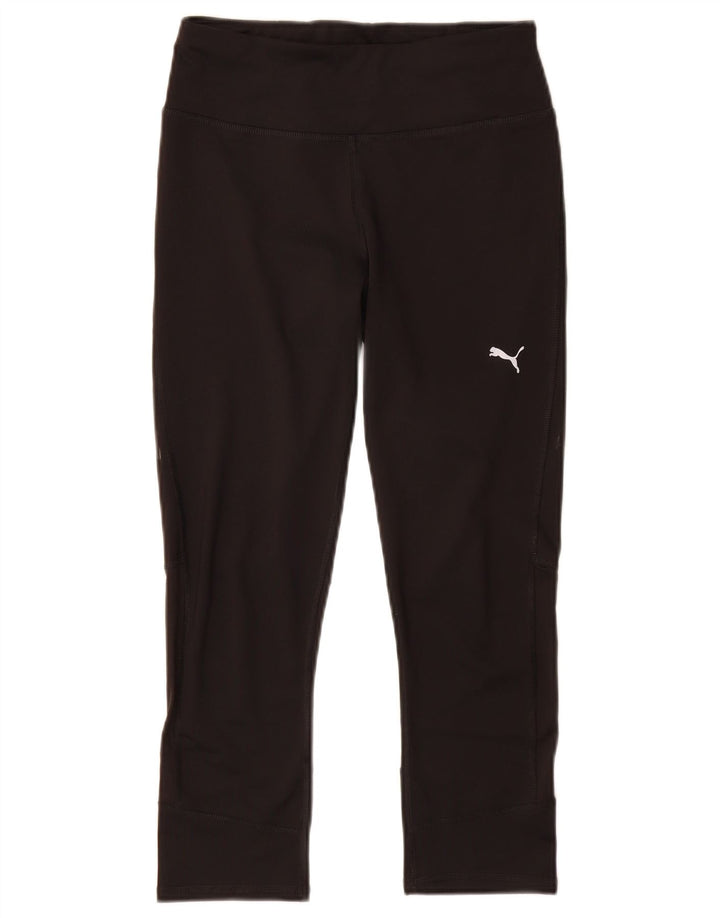 Leggings Capri Puma pentru femei UK 8 Small Poliester negru